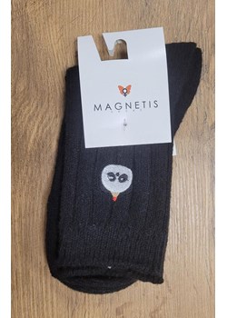 Ciepłe skarpetki damskie z aplikacją czarne YN5065, Kolor czarny, Rozmiar uniwersalny, Magnetis ze sklepu Intymna w kategorii Skarpetki damskie - zdjęcie 187803996