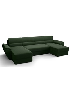 Zielony narożnik w kształcie U z pojemnikiem F6-W89 ze sklepu Edinos.pl w kategorii Narożniki - zdjęcie 187804125