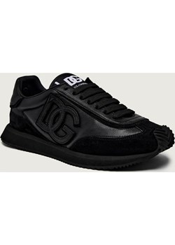 Dolce & Gabbana Skórzane sneakersy DG CUSHION | zamsz ze sklepu Gomez Fashion Store w kategorii Buty sportowe męskie - zdjęcie 187804607