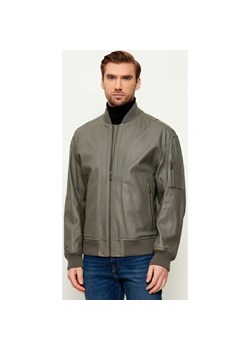 BOSS ORANGE Skórzana kurtka bomber Jakri | Regular Fit ze sklepu Gomez Fashion Store w kategorii Kurtki męskie - zdjęcie 187804658
