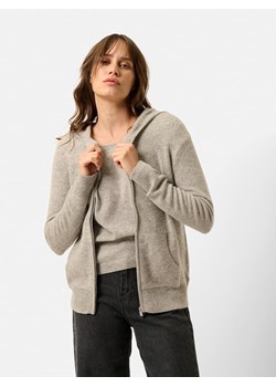 Just Cashmere Kaszmirowy kardigan &quot;Debbie&quot; w kolorze szarobrązowym ze sklepu Limango Polska w kategorii Swetry damskie - zdjęcie 187804698