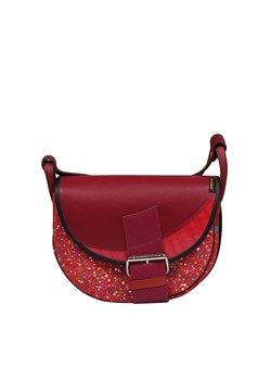 bordowa damska torebka skórzana listonoszka  na ramię Freshman Mini ze sklepu Słoń Torbalski w kategorii Listonoszki - zdjęcie 187805048