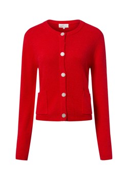 Guido Maria Kretschmer Damski kardigan z wełną i alpaką - Hanni Kobiety Sztuczne włókno czerwony jednolity ze sklepu vangraaf w kategorii Swetry damskie - zdjęcie 187805096