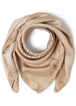 BOSS Jedwabna apaszka damska - Lainy Kobiety kitt wzorzysty ze sklepu vangraaf w kategorii Szaliki i chusty damskie - zdjęcie 187805119