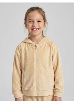 Sinsay - Bluza zip hoodie - beżowy ze sklepu Sinsay w kategorii Bluzy dziewczęce - zdjęcie 187805788