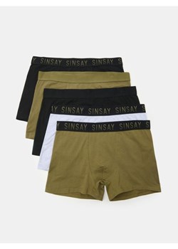 Sinsay - Bawełniane bokserki classic 5 pack - wielobarwny ze sklepu Sinsay w kategorii Majtki męskie - zdjęcie 187805828