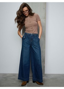 Sinsay - Jeansy wide leg - niebieski ze sklepu Sinsay w kategorii Jeansy damskie - zdjęcie 187805846