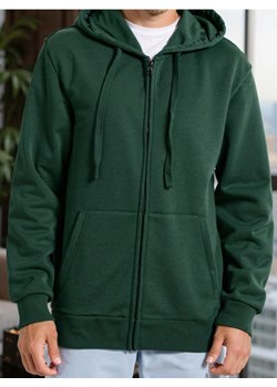 Sinsay - Bluza z kapturem - zielony ze sklepu Sinsay w kategorii Bluzy męskie - zdjęcie 187805855