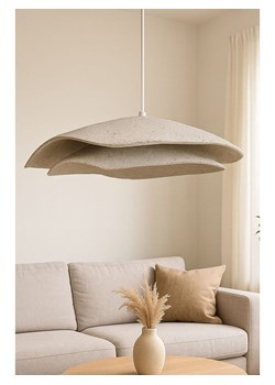 Opviq Lampa wisząca w kolorze kremowym - wys. 65 x Ø 50 cm ze sklepu Limango Polska w kategorii Oświetlenie - zdjęcie 187806598