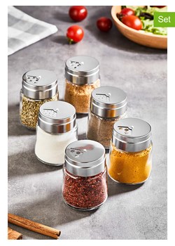 Violeta Home Pojemniki (6 szt.) na przyprawy - wys. 8 x Ø 5,5 cm ze sklepu Limango Polska w kategorii Młynki do soli i pieprzu - zdjęcie 187808196