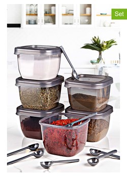 Violeta Home Pojemniki (6 szt.) w kolorze szarym - 550 ml ze sklepu Limango Polska w kategorii Pojemniki kuchenne - zdjęcie 187808486