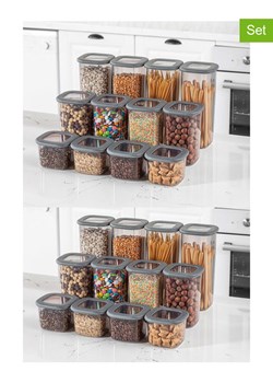 Violeta Home Pojemniki (24 szt.) w kolorze szarym ze sklepu Limango Polska w kategorii Pojemniki kuchenne - zdjęcie 187808575