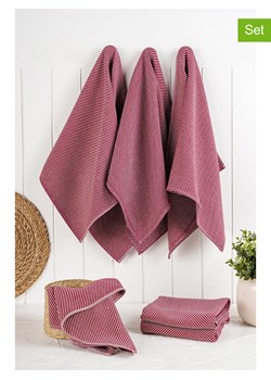 Violeta Home Ściereczki (6 szt.) w kolorze czerwonym do naczyń - 76 x 43 cm ze sklepu Limango Polska w kategorii Ścierki kuchenne - zdjęcie 187808769