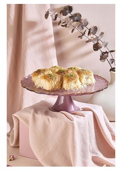 Violeta Home Podstawka w kolorze jasnoróżowo-złotym pod ciasto - 28 cm ze sklepu Limango Polska w kategorii Misy i tace dekoracyjne - zdjęcie 187808865