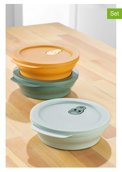 Violeta Home Pojemniki (3 szt.) w kolorze szaro-zielono-żółtym - wys. 6 x Ø 20 cm ze sklepu Limango Polska w kategorii Pojemniki kuchenne - zdjęcie 187808878