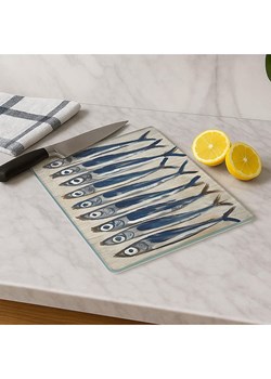 Violeta Home Deska w kolorze beżowo-niebieskim do krojenia - 40 x 30 cm ze sklepu Limango Polska w kategorii Deski - zdjęcie 187808949