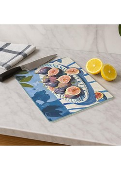 Violeta Home Deska w kolorze kremowo-niebieskim do krojenia - 40 x 30 cm ze sklepu Limango Polska w kategorii Deski - zdjęcie 187808955