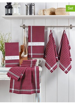 Elizabed Ściereczki (10 szt.) w kolorze bordowo-białym do naczyń ze sklepu Limango Polska w kategorii Ścierki kuchenne - zdjęcie 187808975