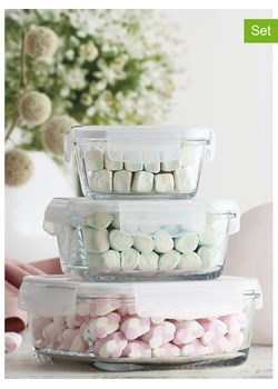 Violeta Home Pojemniki (3 szt.) w kolorze białym ze sklepu Limango Polska w kategorii Pojemniki kuchenne - zdjęcie 187809026