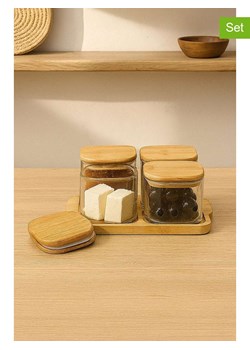 Violeta Home 5-częściowy zestaw w kolorze jasnobrązowym ze sklepu Limango Polska w kategorii Pojemniki kuchenne - zdjęcie 187809048