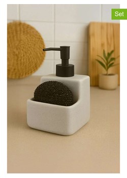 Violeta Home 2-częściowy zestaw w kolorze kremowo-czarnym - 10 x 9,5 cm ze sklepu Limango Polska w kategorii Akcesoria i przechowywanie - zdjęcie 187809068