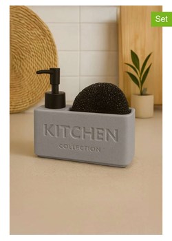 Violeta Home 2-częściowy zestaw w kolorze szaro-czarnym - 16 x 8 cm ze sklepu Limango Polska w kategorii Akcesoria i przechowywanie - zdjęcie 187809069