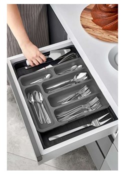 Violeta Home Organizer w kolorze antracytowym na sztućce - 35 x 31 cm ze sklepu Limango Polska w kategorii Sztućce - zdjęcie 187809096