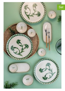 Violeta Home 14-częściowy zestaw śniadaniowy w kolorze biało-zielonym ze sklepu Limango Polska w kategorii Naczynia - zdjęcie 187809155