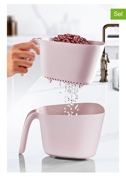 Violeta Home 2-częściowy zestaw w kolorze jasnoróżowym - 24 x 21 x 14 cm ze sklepu Limango Polska w kategorii Akcesoria kuchenne - zdjęcie 187809396