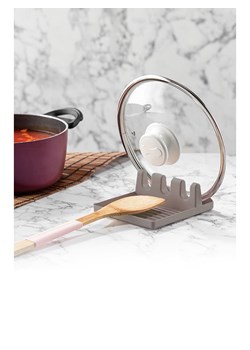 Violeta Home Uchwyt w kolorze szarym na pokrywki - 17 x 5 x 13 cm ze sklepu Limango Polska w kategorii Akcesoria kuchenne - zdjęcie 187809485