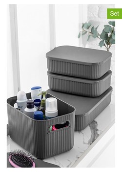 Violeta Home Organizery (4 szt.) w kolorze szarym ze sklepu Limango Polska w kategorii Akcesoria i przechowywanie - zdjęcie 187809509