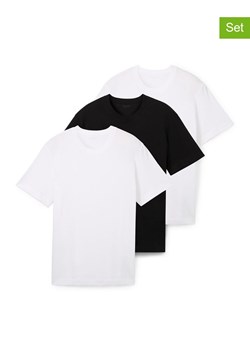 Tom Tailor Koszulki (3 szt.) w kolorze białym ze sklepu Limango Polska w kategorii T-shirty męskie - zdjęcie 187810306