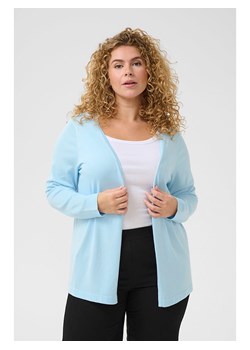 KAFFE curve Kardigan w kolorze błękitnym ze sklepu Limango Polska w kategorii Swetry damskie - zdjęcie 187810617