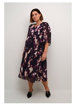 KAFFE curve Sukienka w kolorze fioletowo-białym ze sklepu Limango Polska w kategorii Sukienki - zdjęcie 187810929