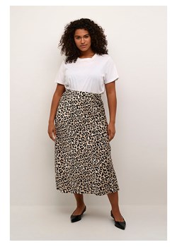 KAFFE curve Spódnica w kolorze beżowo-czarnym ze sklepu Limango Polska w kategorii Spódnice - zdjęcie 187810957