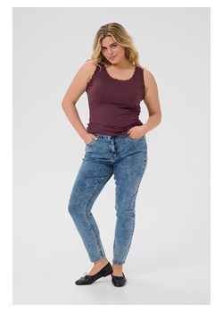 KAFFE curve Top w kolorze bordowym ze sklepu Limango Polska w kategorii Bluzki damskie - zdjęcie 187811109