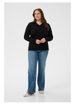 KAFFE curve Sweter w kolorze czarnym ze sklepu Limango Polska w kategorii Swetry damskie - zdjęcie 187811198