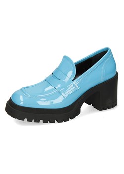 MELVIN &amp; HAMILTON Skórzane mokasyny &quot;Stefy 3&quot; w kolorze błękitno-czarnym ze sklepu Limango Polska w kategorii Mokasyny damskie - zdjęcie 187811448