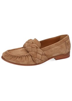 MELVIN &amp; HAMILTON Skórzane mokasyny &quot;Kamilla 2&quot; w kolorze jasnobrązowym ze sklepu Limango Polska w kategorii Mokasyny damskie - zdjęcie 187812158