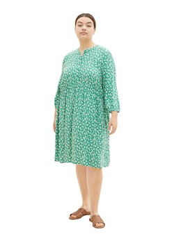 Tom Tailor Sukienka w kolorze zielono-białym ze sklepu Limango Polska w kategorii Sukienki - zdjęcie 187812748