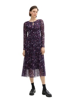 Tom Tailor Sukienka w kolorze fioletowo-granatowym ze sklepu Limango Polska w kategorii Sukienki - zdjęcie 187813059