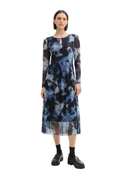 Tom Tailor Sukienka w kolorze czarno-niebieskim ze sklepu Limango Polska w kategorii Sukienki - zdjęcie 187813069
