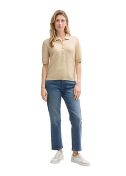 Tom Tailor Koszulka polo w kolorze beżowym ze sklepu Limango Polska w kategorii Bluzki damskie - zdjęcie 187813425