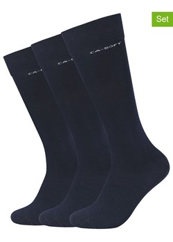 Skechers Skarpety (3 pary) w kolorze granatowym ze sklepu Limango Polska w kategorii Skarpetki męskie - zdjęcie 187813657