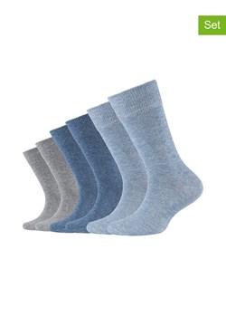 camano Skarpety (6 par) w kolorze beżowo-niebieskim ze sklepu Limango Polska w kategorii Skarpetki dziecięce - zdjęcie 187813689
