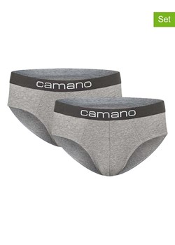 camano Slipy (2 pary) w kolorze szarym ze sklepu Limango Polska w kategorii Majtki męskie - zdjęcie 187813766