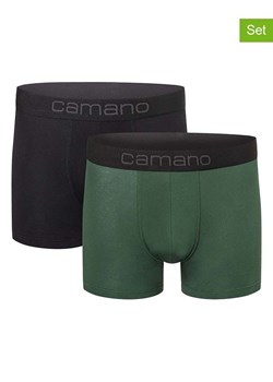 camano Bokserki (2 pary) w kolorze czarno-zielonym ze sklepu Limango Polska w kategorii Majtki męskie - zdjęcie 187813778