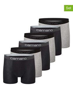 camano Bokserki (6 par) w kolorze czarno-szarym ze sklepu Limango Polska w kategorii Majtki męskie - zdjęcie 187813785