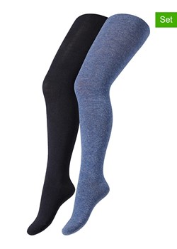 camano Rajstopy (2 pary) w kolorze niebieskim ze sklepu Limango Polska w kategorii Rajstopy dziecięce - zdjęcie 187813798