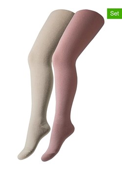 camano Rajstopy (2 pary) w kolorze jasnoróżowo-beżowym ze sklepu Limango Polska w kategorii Rajstopy dziecięce - zdjęcie 187813799